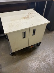 Rolling Metal Storage Cabinet