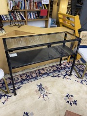 Glass and Metal Display Case