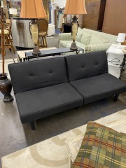 Black Click-Type Futon