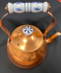 Vintage Copper Tea Kettle