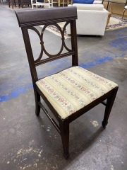 Colonial Style Upholstered Dining Chair (Each)