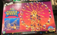 vintage 1999 K'NEX 3-Foot Ferris Wheel building set, model number 15116