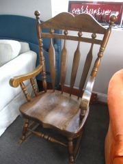 Wide Wood Rocker