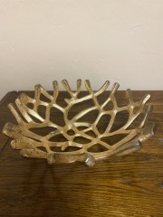 Gold Coastal Decor Centerpiece