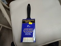 3 flat paint brush