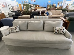 Nearly 9 ft. Wheat Sofa