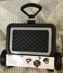 Fusion Mobile Folding Cargo Cart in black