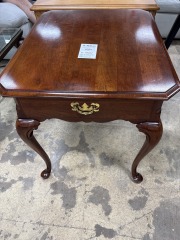 Kincaid Cherry Wood Accent Table