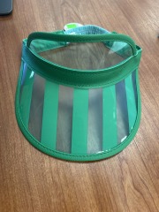 Green Striped Kids Visor