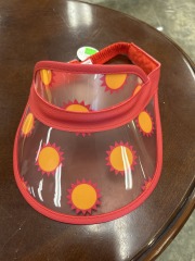 Red Kids Sun Visor