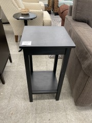 Small Black End Table