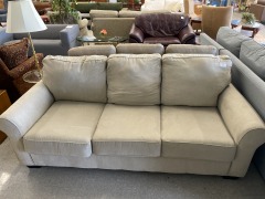 Khaki 3 Seat Couch