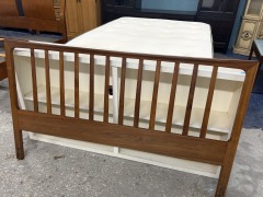 MCM Danish Teak Spindle Headboard