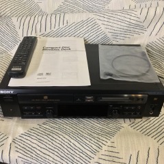 Sony MXD-D3 CD to MiniDisc MD Recorder Player Deck W Remote