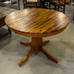 Woodley's hidden leaf dining table