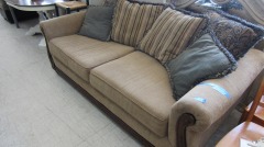 2 Cushion Sofa w\/Pillows