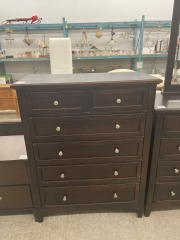 6 Drawer Dark Dresser