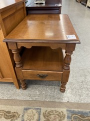 Two Level Maple End Table