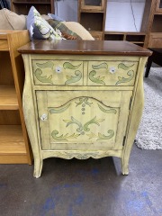 Quaint Little Painted Cabinet