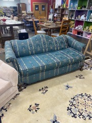 Vintage Forest Green Sleeper Sofa (No Delivery)