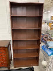 Big & Tall Wood Look Bookshelf