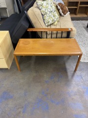 Danish Teak Coffee Table (Needs TLC)