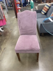 Purple Upholstered Dining Chair (Each)