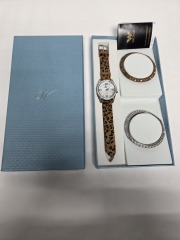 Waltham women's watch gift set