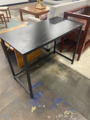 Simple Small Black Writing Desk