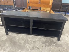 Simple Black TV Stand