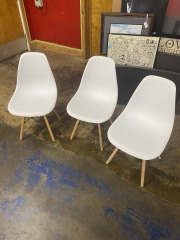 Modern White Dining Chair (Each)