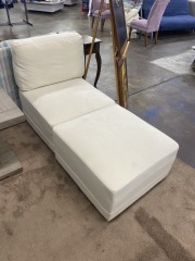Cream Living Room Lounger