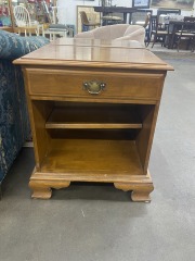 Charming Vintage Ethan Allen Wood Nightstand (Each)