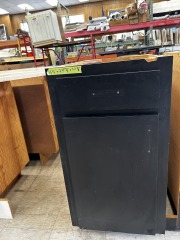 Vintage Black Lower Bathroom Cabinet