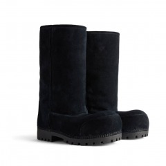 3595 Y7 | BALENCIAGA Alaska Fur High Boot in Suede