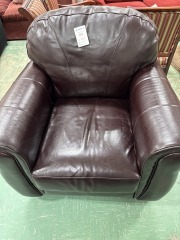 Klaussner Leather Armchair