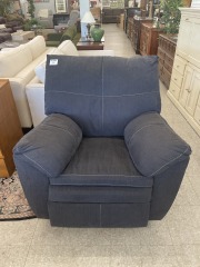 Grey Manual Recliner