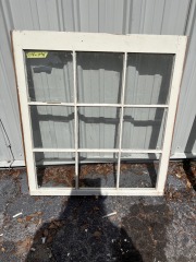 Antique Window 31 3\/4x33 1\/8