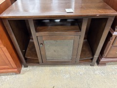 Brown Entertainment Console Table