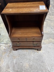small wood night stand
