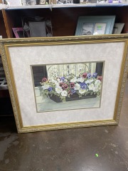 Lovely Flowers In Bloom Framed Art Print
