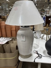Miller Glazed Ceramic Portable Collection Table Lamp