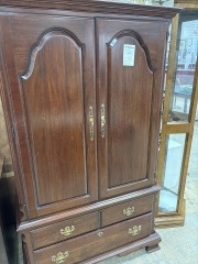 Dark Cherry Wood Medium Armoire