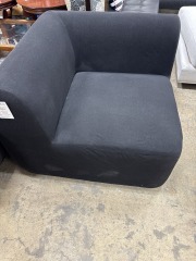 Outdoo Corner Chair Black