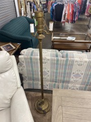 Vintage Brass 4-Socket Floor Lamp (As is)