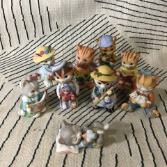 Bronson Vintage Charismatic cats collection Lot of 9