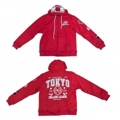 3610 P7 | 1990SOMETHIN Red Tokyo Hoodie