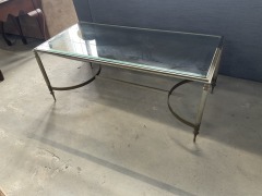 Antique Brass Coffee Table