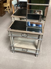 Mirrored Nightstand