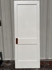 Vintage White 2 Panal Door 30 1\/4\